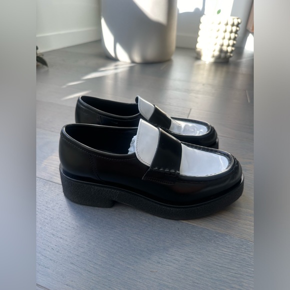 Koio - Black and White Loafers “Bari” Loafers - EU 38 - Picture 2 of 6